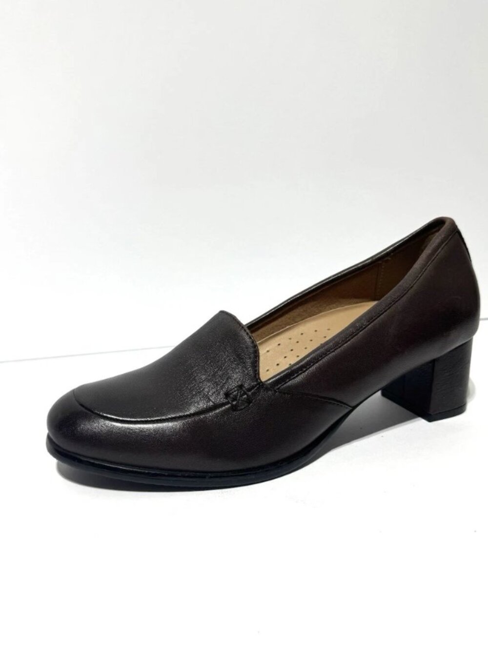 Trotters Womens Cassidy Pump Heels Dark Brown Size 7.5 M